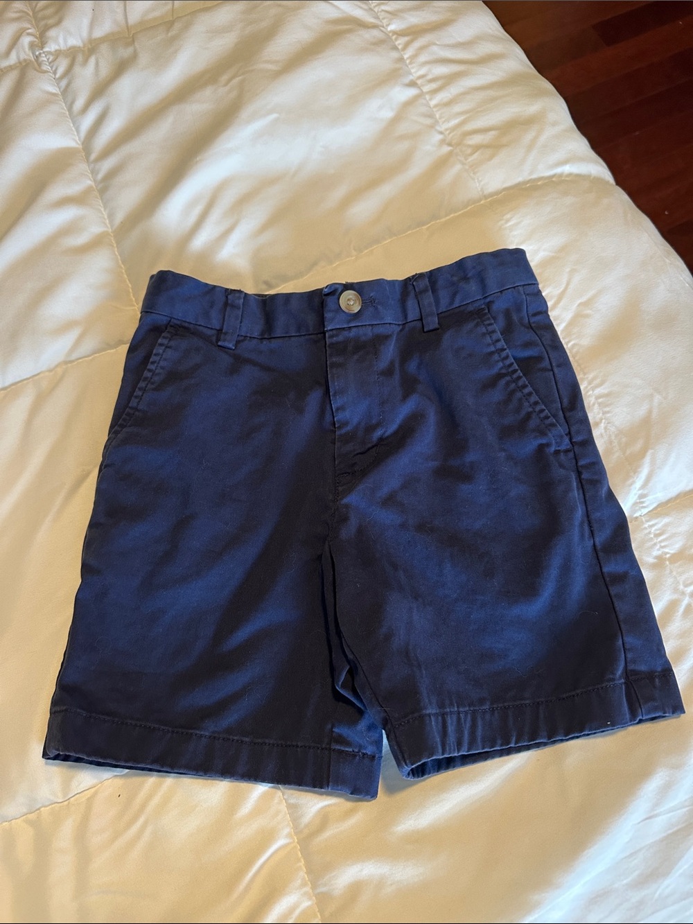 VV Navy Blue Kids chino Shorts